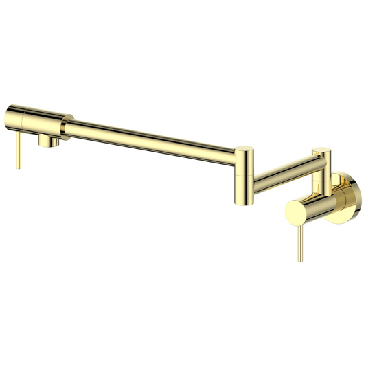 ZLINE Gemini Polished Gold Double Handle Pot Filler