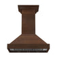 ZLINE KBRR 30" Walnut Wooden Wall Mount Range Hood - Includes Motor