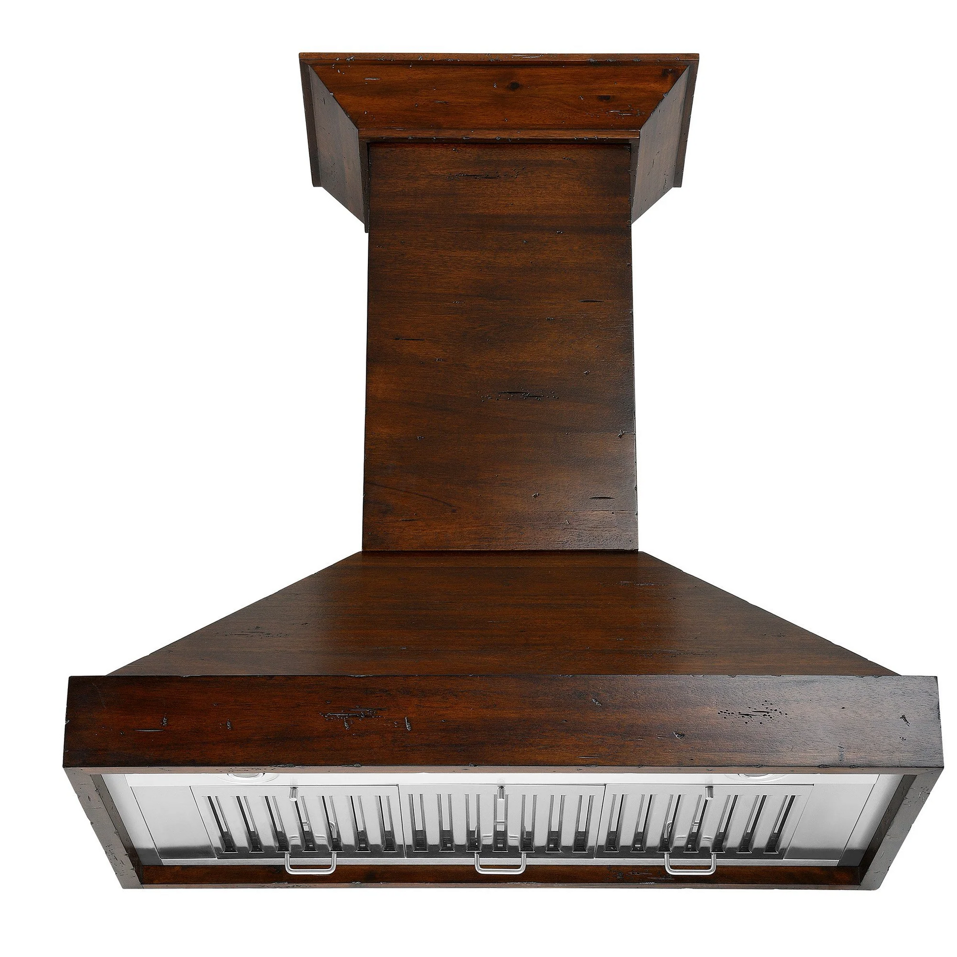 ZLINE KBRR-RD 30" Wooden Wall Mount Range Hood in Walnut - Includes Remote Motor