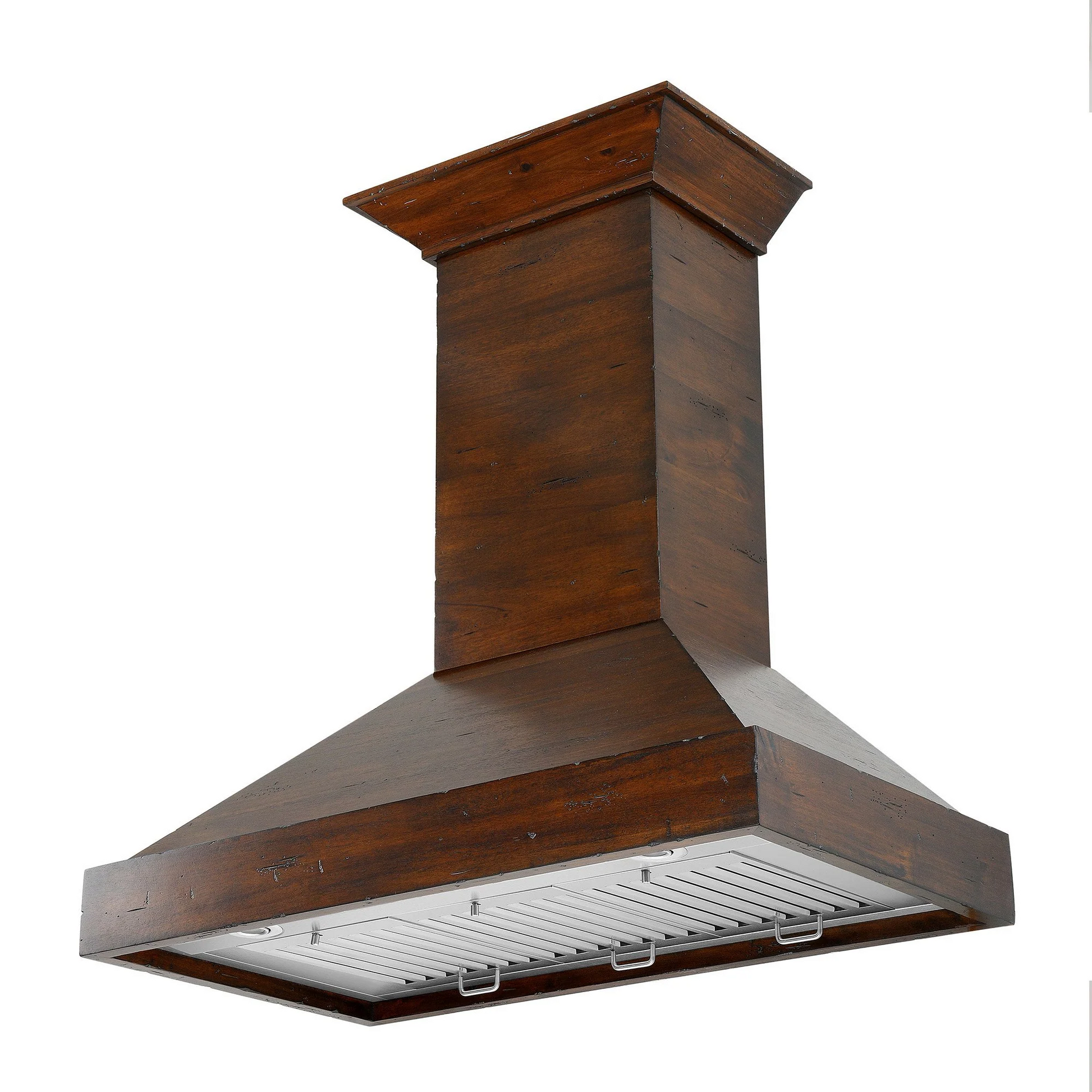 ZLINE KBRR-RD 30" Wooden Wall Mount Range Hood in Walnut - Includes Remote Motor