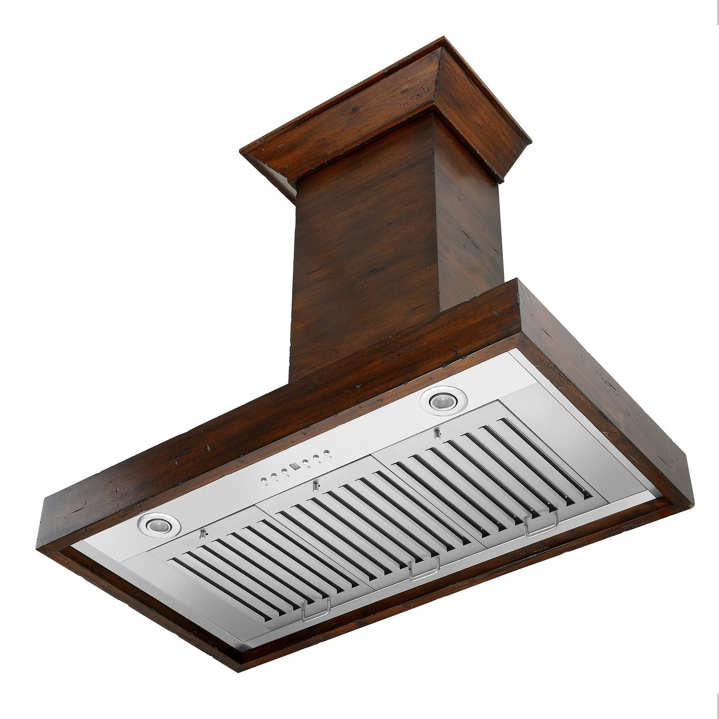 ZLINE KBRR-RD 36" Wooden Wall Mount Range Hood in Walnut - Includes Remote Motor