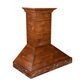 ZLINE KBRRC 30" Walnut Carved Wooden Wall Mount Range Hood - Includes Motor