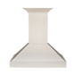 ZLINE KBTT 48" White Wooden Wall Mount Range Hood - Includes Motor