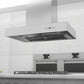 ZLINE KECOMi 36" Professional Stainless Steel Island Mount Range Hood