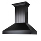 ZLINE KPCC 36" Black Wooden Wall Mount Range Hood