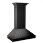 ZLINE KPCC 36" Black Wooden Wall Mount Range Hood