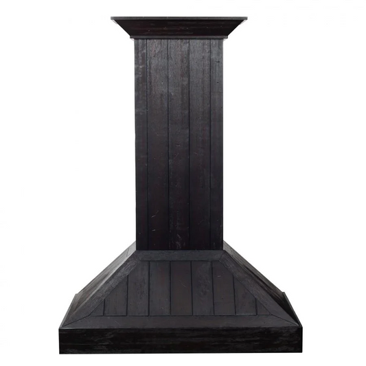 ZLINE KPDD 30" Rustic Dark Finish Wooden Wall Mount Range Hood