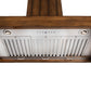 ZLINE KPLL 30" Rustic Light Finish Wooden Wall Mount Range Hood