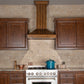 ZLINE KPLL 36" Wooden Wall Mount Range Hood in Rustic Light Finish - Includes Motor