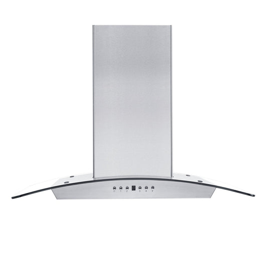 ZLINE KZ 36" Wall Mount Range Hood in Stainless Steel and Glass