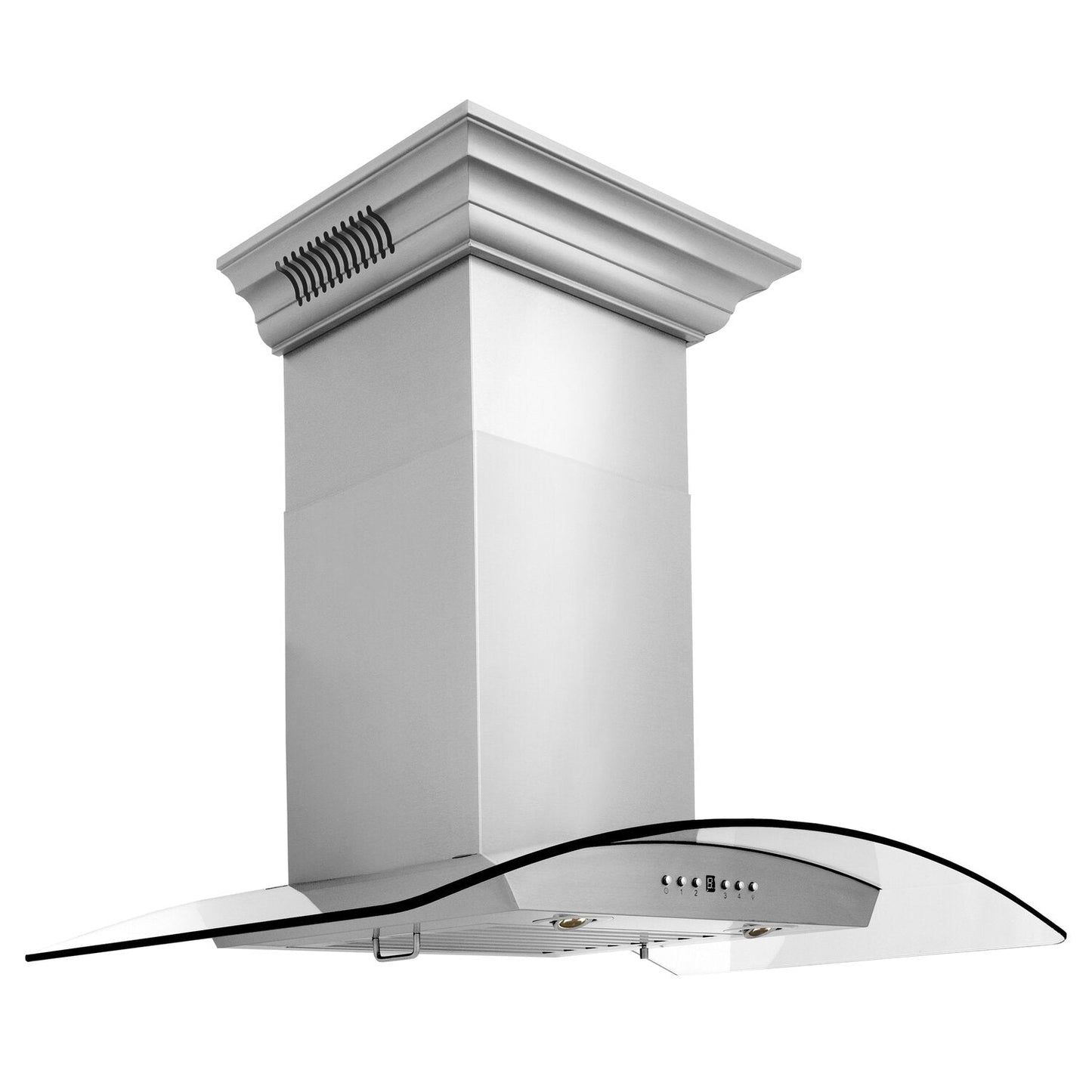 ZLINE KZCRN-BT 30" Stainless Steel Wall Mount Range Hood With Built-in CrownSound Bluetooth Speakers