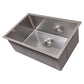 ZLINE Meribel 27" DuraSnow Stainless Steel Undermount Single Bowl Sink