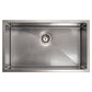 ZLINE Meribel 30" DuraSnow Stainless Steel Undermount Single Bowl Sink