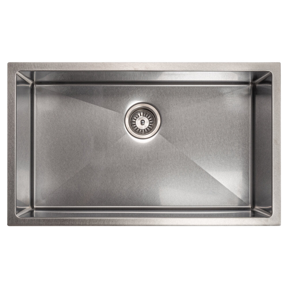 ZLINE Meribel 30" DuraSnow Stainless Steel Undermount Single Bowl Sink