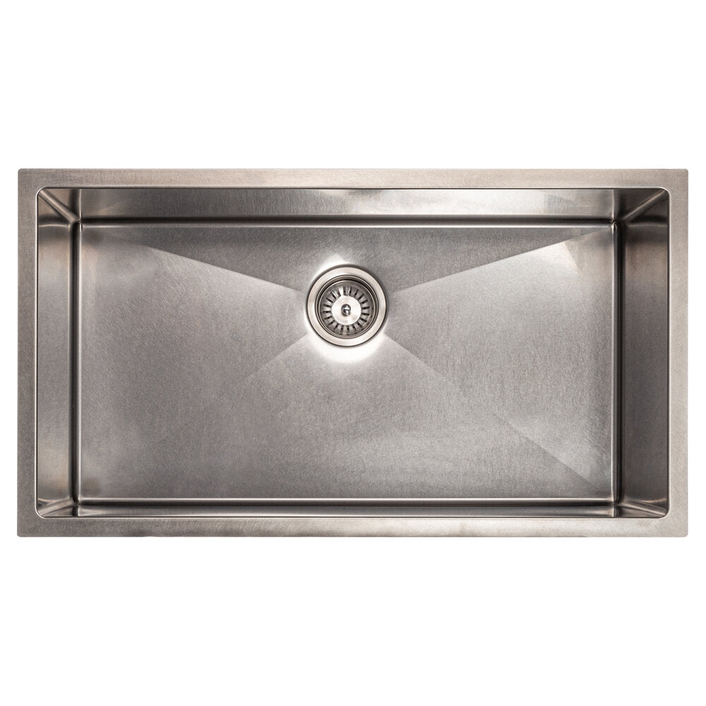 ZLINE Meribel 33" DuraSnow Stainless Steel Undermount Single Bowl Sink