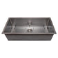 ZLINE Meribel 36" DuraSnow Stainless Steel Undermount Single Bowl Sink