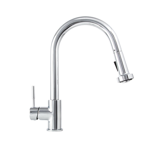 ZLINE Monet Chrome Single Hole 1.8 GPM Kitchen Faucet With Pull Out Spray Wand