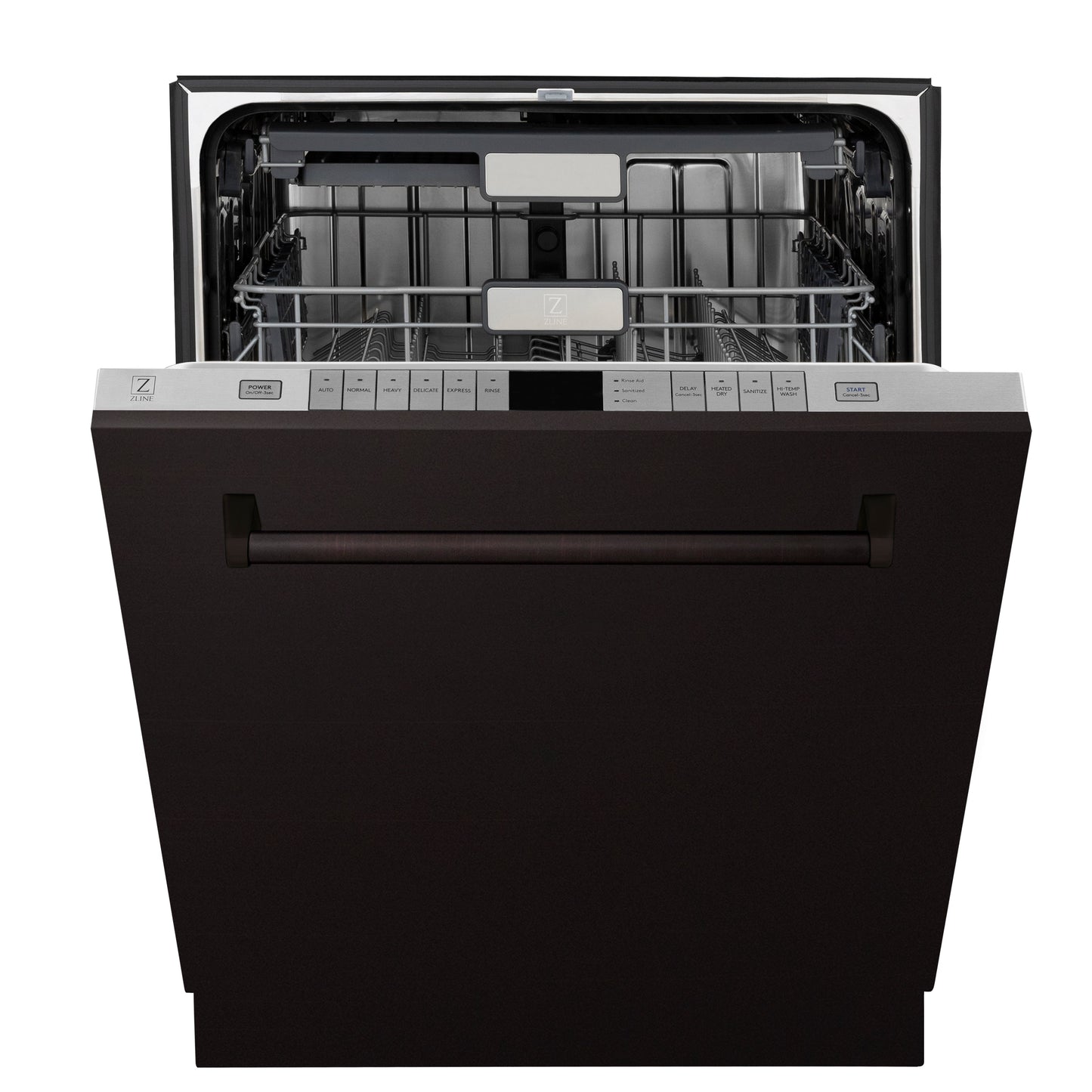 ZLINE Monument Series 24" 3rd Rack Top Touch Control Dishwasher in Oil Rubbed Bronze with Stainless Steel Tub