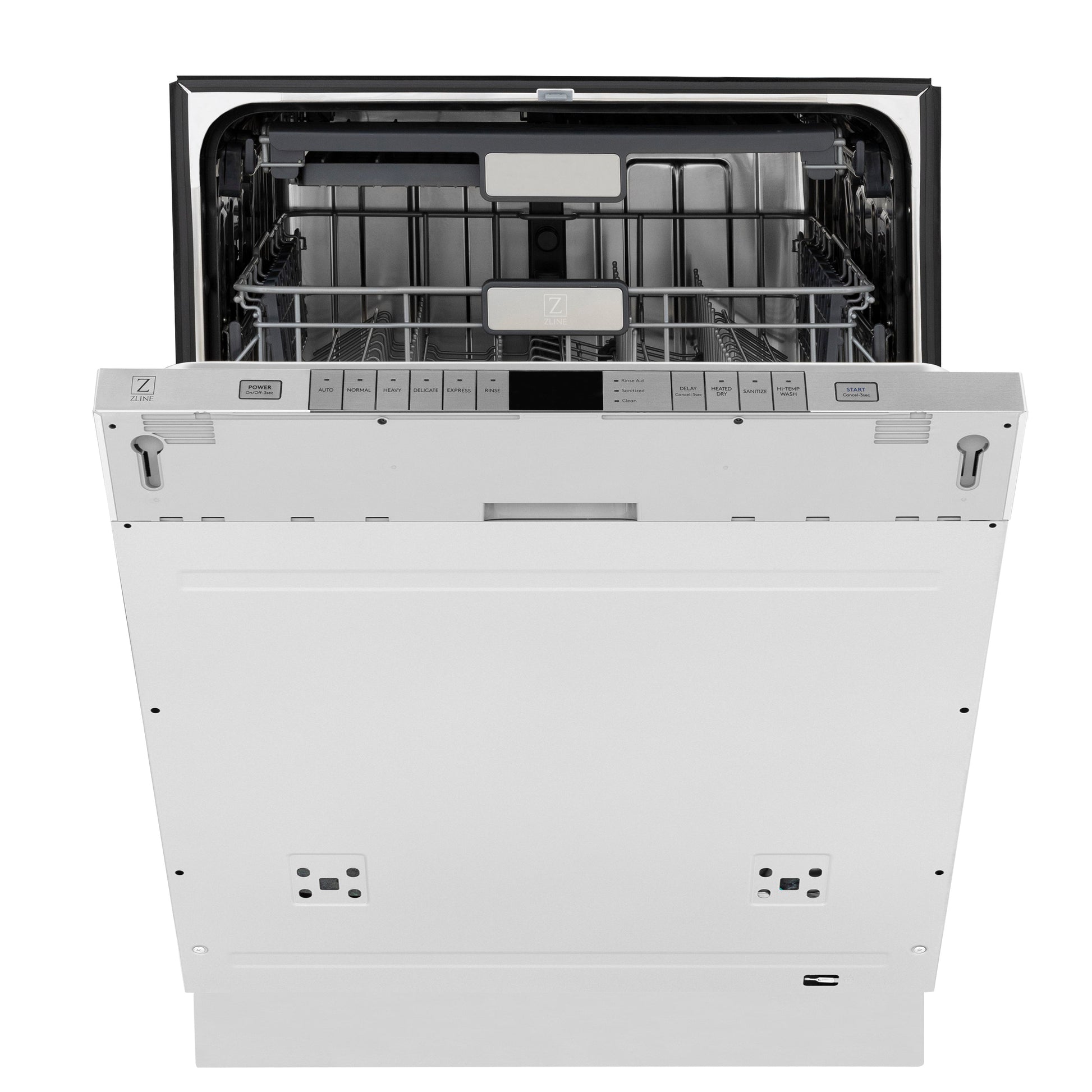 ZLINE Monument Series 24" Custom Panel Ready 3rd Rack Top Touch Control Dishwasher with Stainless Steel Tub