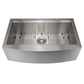 ZLINE Moritz 33" Stainless Steel Farmhouse Single Bowl Sink With Accessories