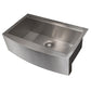 ZLINE Moritz 33" Stainless Steel Farmhouse Single Bowl Sink With Accessories