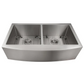 ZLINE Niseko 36" Stainless Steel Farmhouse Apron Mount Double Bowl Sink