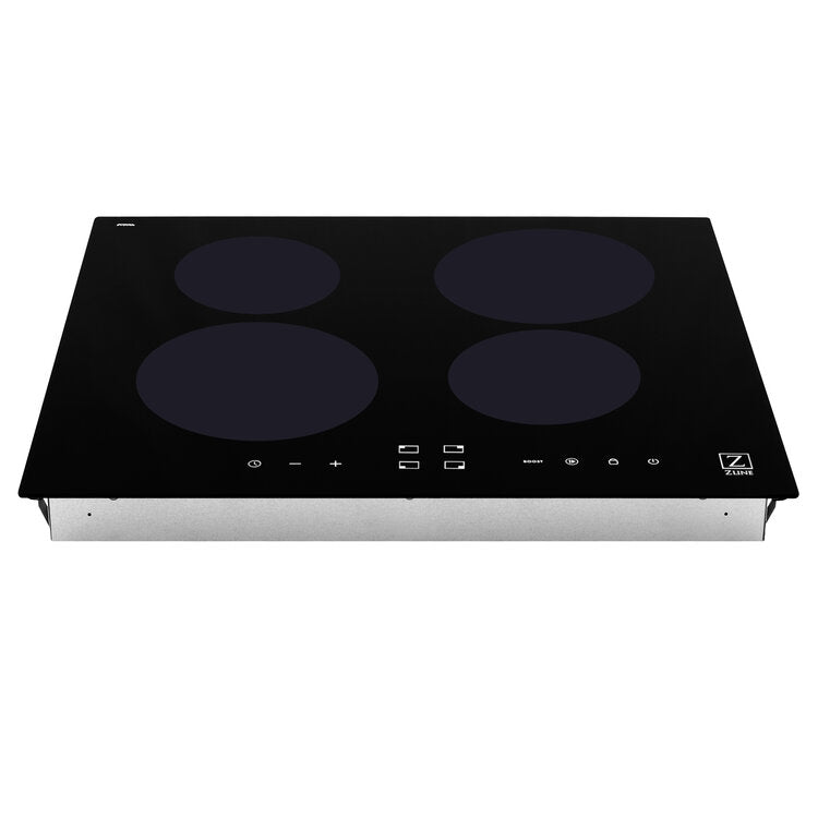 ZLINE Professional 24" Stainless Steel Glass Top 4 Element Induction Cooktop