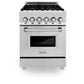 ZLINE Professional 24" Stainless Steel Professional Dual Fuel Range