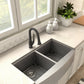 ZLINE Shakespeare Matte Black Kitchen Faucet