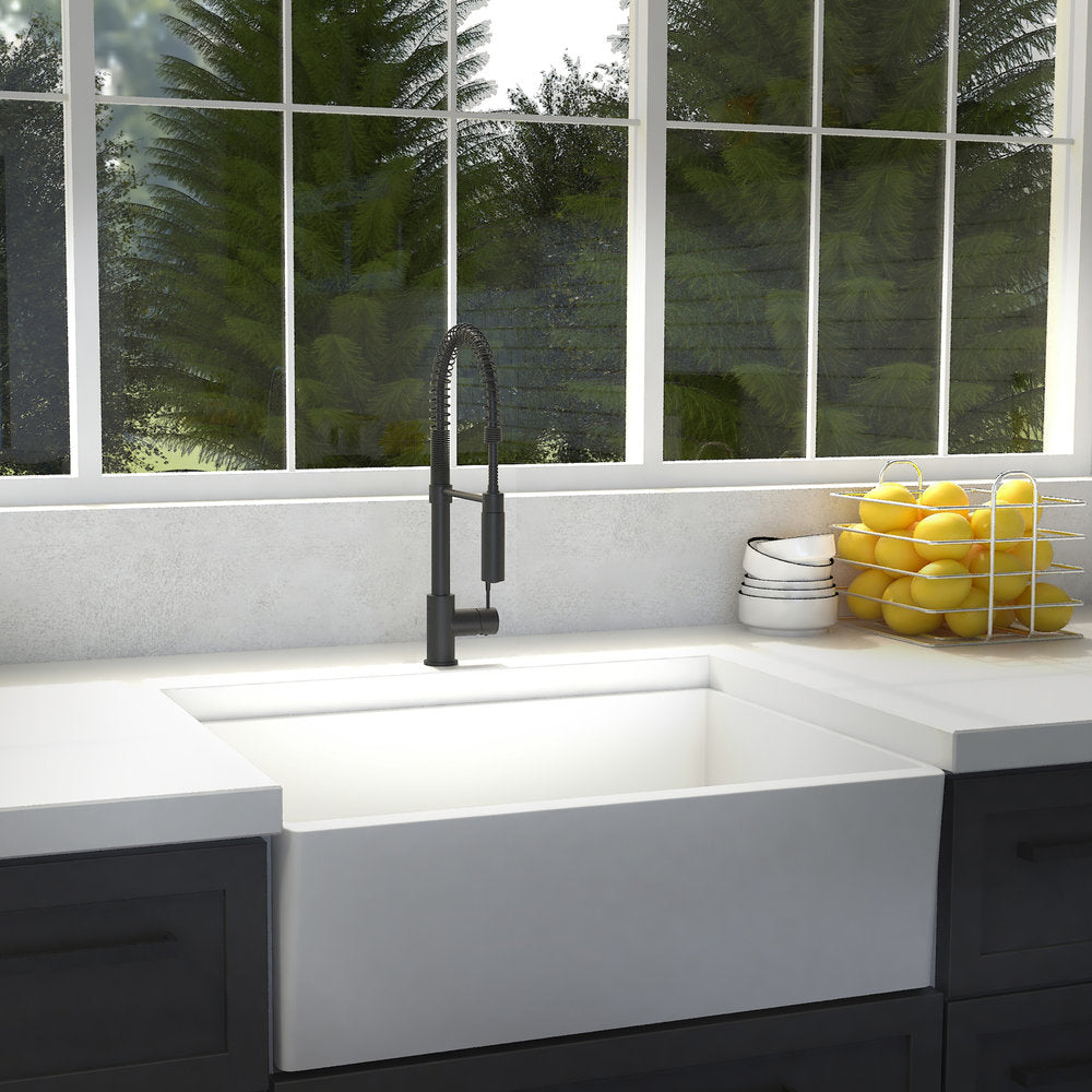 ZLINE Sierra Matte Black Kitchen Faucet