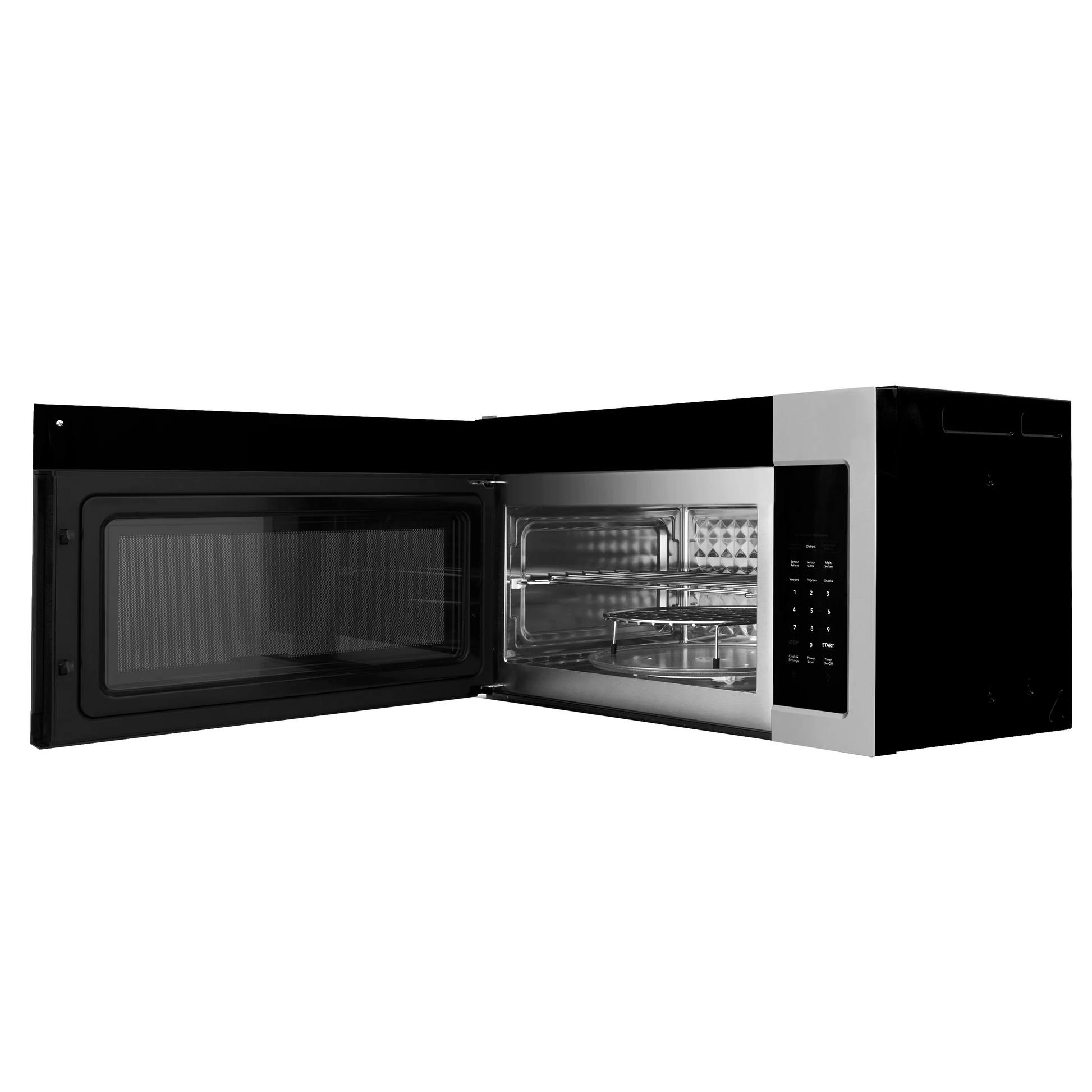 ZLINE Stainless Steel 30" 1.5 cu. ft. Over the Range Convection Microwave Oven With Traditional Handle and Sensor Cooking