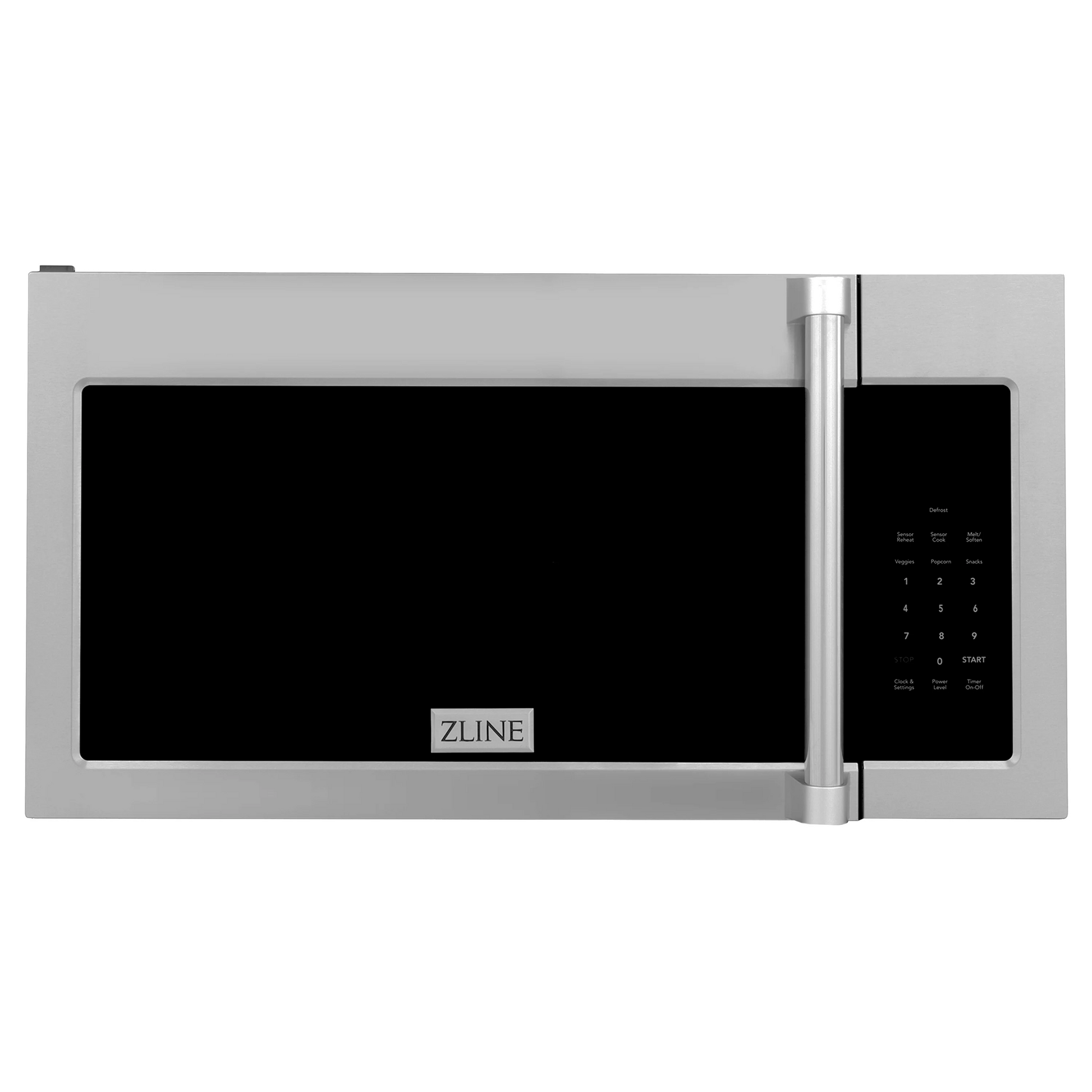 ZLINE Stainless Steel 30" 1.5 cu. ft. Over the Range Convection Microwave Oven With Traditional Handle and Sensor Cooking