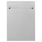 ZLINE Tallac 18" DuraSnow Top Control Tall Tub Dishwasher With Stainless Steel Tub and 3rd Rack