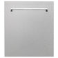 ZLINE Tallac 24" DuraSnow Top Control Tall Tub Dishwasher With Stainless Steel Tub and 3rd Rack