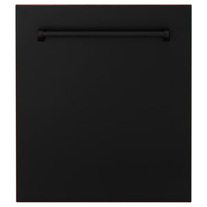 ZLINE Tallac 24" Oil Rubbed Bronze Top Control Tall Tub Dishwasher With Stainless Steel Tub and 3rd Rack