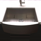 ZLINE Vail 33" DuraSnow Stainless Steel Farmhouse Undermount Single Bowl Sink