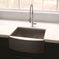 ZLINE Vail 33" DuraSnow Stainless Steel Farmhouse Undermount Single Bowl Sink