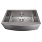 ZLINE Vail 33" DuraSnow Stainless Steel Farmhouse Undermount Single Bowl Sink