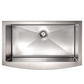 ZLINE Vail 33" DuraSnow Stainless Steel Farmhouse Undermount Single Bowl Sink