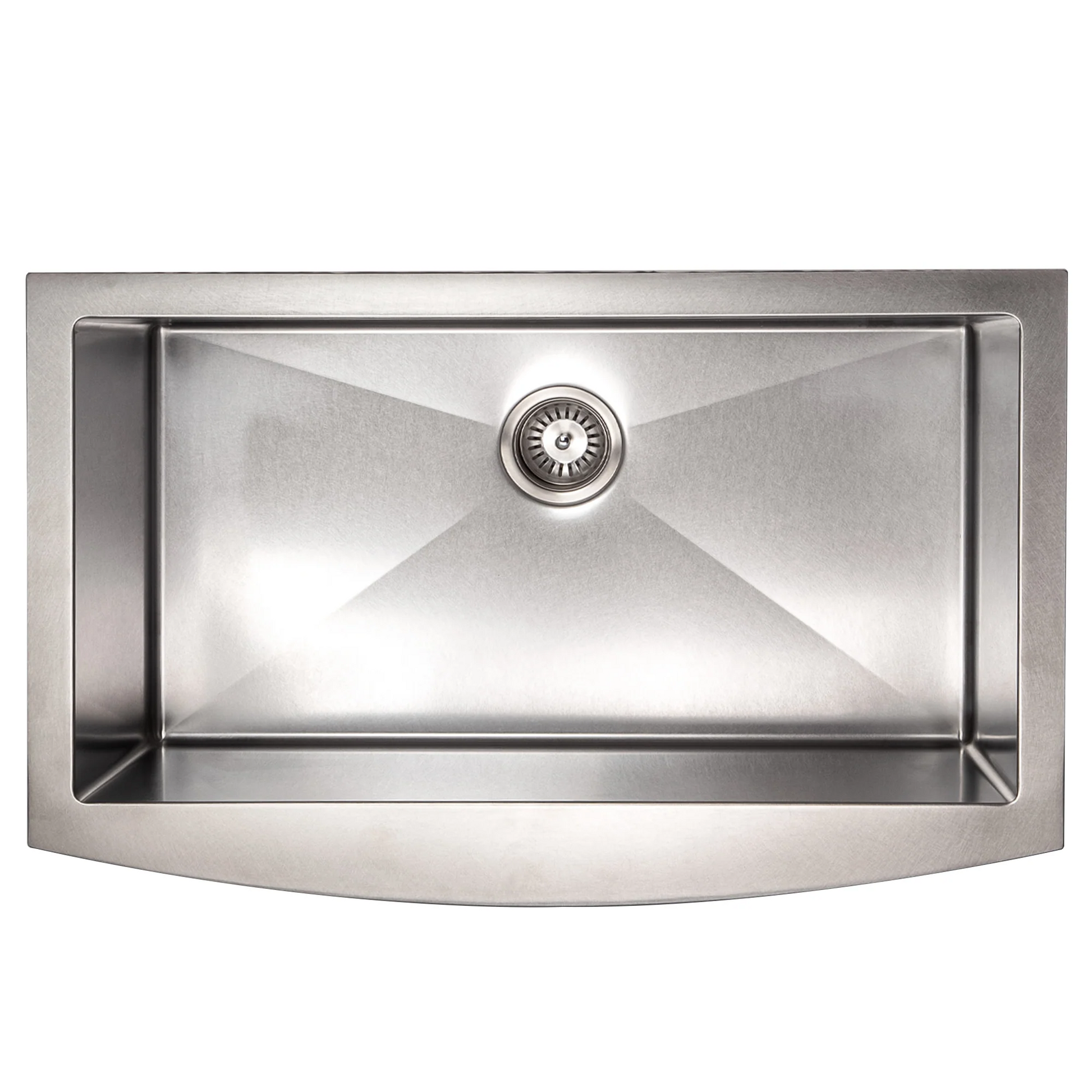 ZLINE Vail 33" DuraSnow Stainless Steel Farmhouse Undermount Single Bowl Sink