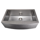 ZLINE Vail 33" DuraSnow Stainless Steel Farmhouse Undermount Single Bowl Sink