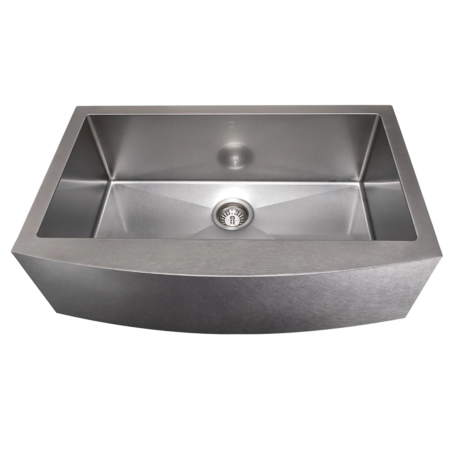 ZLINE Vail 33" DuraSnow Stainless Steel Farmhouse Undermount Single Bowl Sink