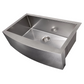 ZLINE Vail 33" Stainless Steel Farmhouse Undermount Single Bowl Sink