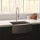 ZLINE Vail 33" Stainless Steel Farmhouse Undermount Single Bowl Sink