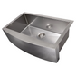 ZLINE Vail Farmhouse 33" Undermount Single Bowl Sink in Stainless Steel