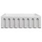 ZLINE Venice 33" Farmhouse Reversible White Matte Fireclay Sink With Utility Rack and Basket Strainer