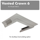 ZLINE Vented Crown Molding Profile 6 for Wall Mount Range Hood (CM6V-KBUU)