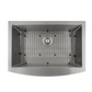 ZLINE Zermatt 30" Stainless Steel Farmhouse Undermount Single Bowl Sink