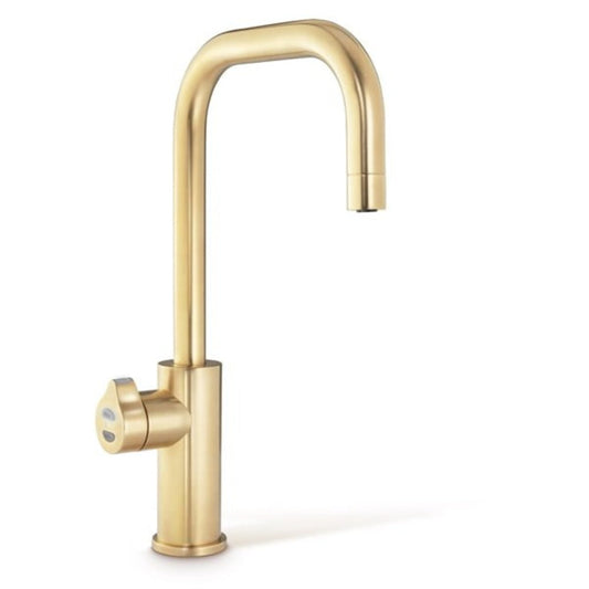 Zip Water HydroTap Cube Brushed Gold Boiling/Chilled/Sparkling Tap Faucet