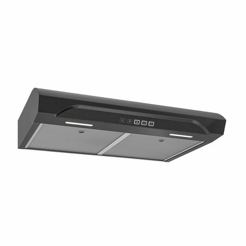 Broan 30" 350 Max Blower CFM 1.5 Sones 3-Speed Black Stainless Steel Under-Cabinet Range Hood